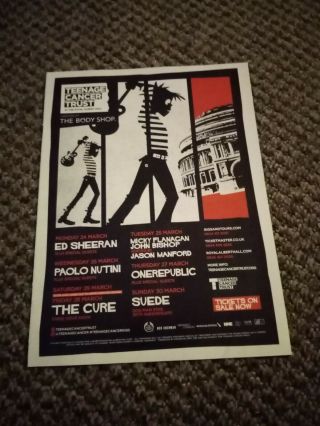 (tbebk105) Advert/poster 11x8 " Teenage Cancer Trust : At The Royal Albert Hall