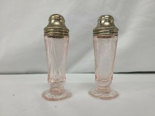 Pink Royal Lace Salt & Pepper Shakers