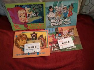 Little Red Riding Hood Book & Cassette Tape,  Raggedy Ann And Andy Cassette