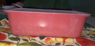Vintage Pyrex Pink Flamingo Loaf Pan Casserole Baking Dish 213 Usa 1 - 1/2 Qt
