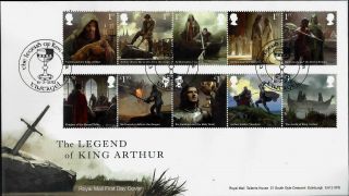 Gb Fdc 2021 King Arthur Stamps Special Price Tintagel Postmark Ebay Cheapest