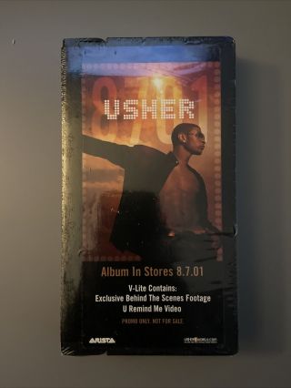 Usher U Remind Me Promo Vhs Video Tape Hip Hop Rap R&b Soul Arista Tlc 8701