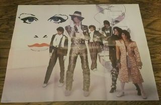 Prince And The Revolution Purple Rain Folded Promo Poster 22x28 Warner Bros 1984