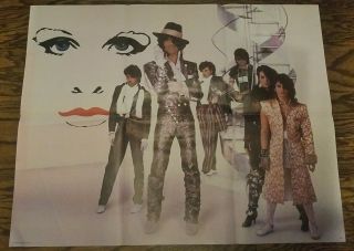 PRINCE and The Revolution Purple Rain Folded Promo Poster 22x28 Warner Bros 1984 2