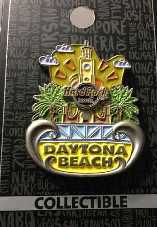 Hard Rock Hotel Daytona Beach Core City Icon Series Pin 2018 Le Collectable Hrc