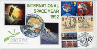 Gb 1992 Europa,  Bradbury International Space Year Fdc,  No 22 Of 100