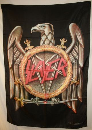 Slayer Eagle Repentless Kerry King Fabric Cloth Textile Poster Flag 30 " X 40 "