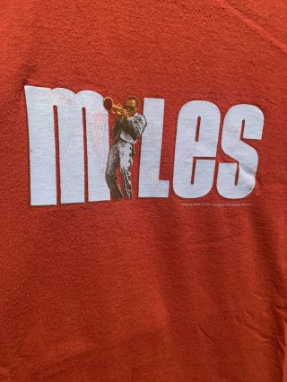 Miles Davis Jazz Xxl Red Shirt