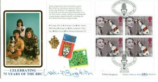 Valerie Singleton " 75 Years Of The Bbc " Signed Limited Edition Benham Fdc