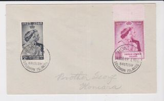 Solomon Stamps 1948 Silver Wedding First Day / Souvenir Cover Postal History