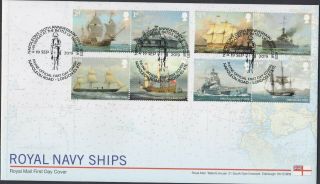 2019 - Royal Navy Ships Fdc -,  Napoleon Road,  London E5 Pmk - Post