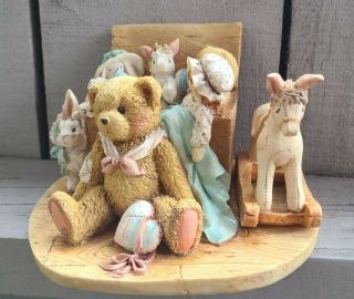 Cherished Teddies.  Christopher 950483 " Old Friends Are The Best Friends "