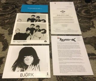 Bjork Sugarcubes Elektra Press Kits Photos 1997 Homogenic 1988 Life 