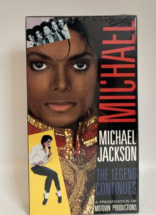 Michael Jackson The Legend Continues 1988 Vhs Tape Still