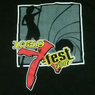 2007 X - Fest Shirt S Small Three Days Grace Chevelle Seether Sick Puppies Sum 41,