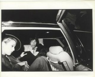 Mick Jagger Jerry Hall In Limousine Press Agency Duplicate Photo & Negative