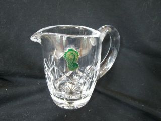 Waterford Crystal Cut Glass Creamer Pitcher 4 " With Tag