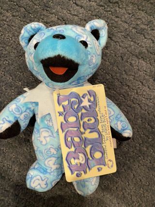 Grateful Dead Rare Bean Bear Baby Blue Jerry Garcia Phil Lesh