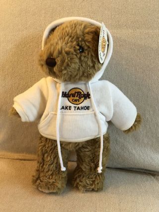 Hard Rock Cafe Lake Tahoe Hoodie Teddy Bear Collectible Plush