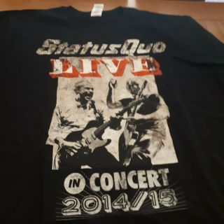 Status Quo Live In Concert T - Shirt Xl