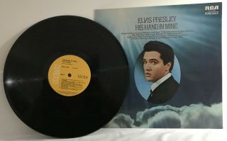 Elvis Presley.  Vinyl Record.  His Hand In Mine
