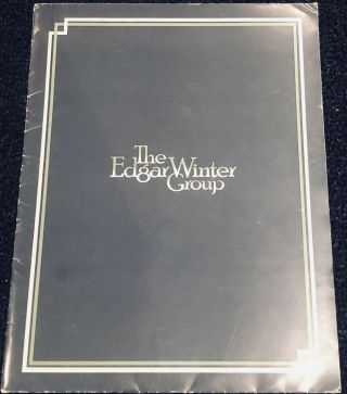 The Edgar Winter Group Rare 1973 Epic Records Press Kit Incl Photos,  Bio & Press