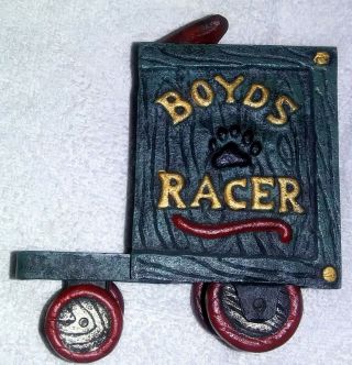 Boyds Bears 1998 Cast Iron Boyds Racer Soap Box Derby