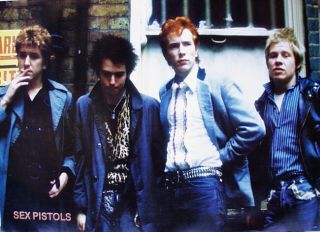 Sex Pistols " Group Standing Together " Poster From Asia - 70 