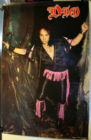 Vintage 1984 Dio 22 X 34 " Poster Rock N 