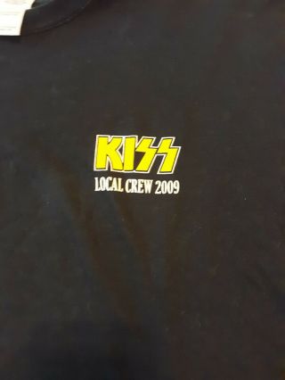 Kiss Alive 35 2009 Concert Tour Local Crew Shirt Xl