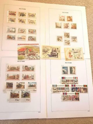 Isle Of Man - 1995 - Complete Years Commems Sets,  3 Sheets - Unm - Mnh - 40 Stamps,  3 Shts
