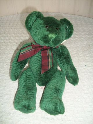 Russ Berrie Bears From The Past Spearmint 11 " Tall Plush With Tag