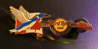 Hard Rock Cafe Pin Niagara Falls Canada - Duck Flying W/ Canadian Flag (46039)