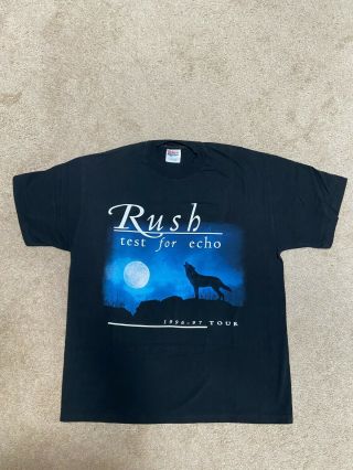 Vintage Rush T Shirt Test For Echo Tour 1996 - 1997 Large