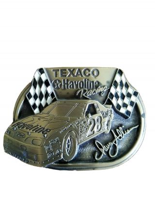 Davey Allison Limited Edition Commemorative Texaco Belt Buckle