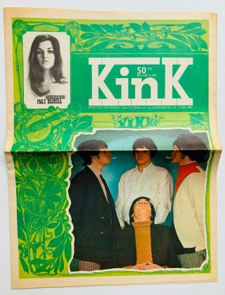 Kink 1967 Dutch Music Paper The Kinks Ray Davies Monkees Poster Peter York