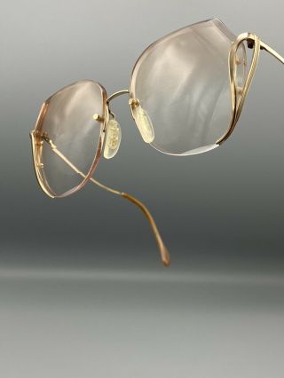 Zeiss W.  Germany 6486 Vintage Eyeglasses Eyewear Frames 60 - 13 - 135 157