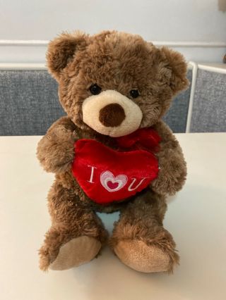 Teddy Bear Plush With I Love