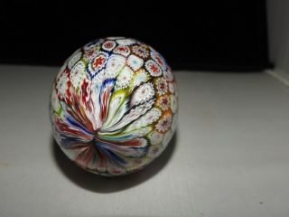 Golden Crown E & R Paperweight Egg,  Made in Italy 2