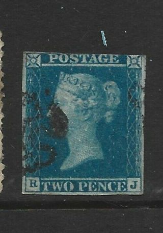 Great Britain Scott 4 1841 Two Pence Blue