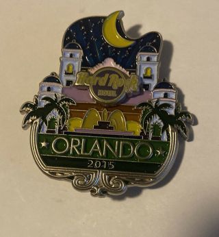 Hard Rock Hotel Orlando Icon Series 2015 Silver Back Set Of 20 Pin Le