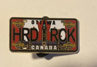 Hard Rock Casino Ottawa Canada License Plate Series Pin