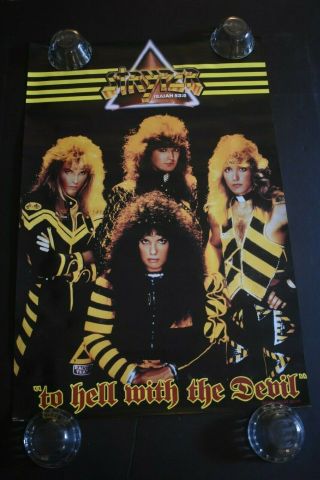 Stryper 1987 Poster To Hell With The Devil