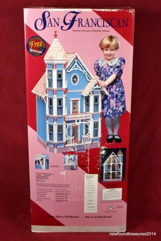 Vintage 1994 Dura - Craft San Franciscan Doll House Sf555 Nib