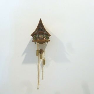 Dollhouse Miniature Cuckoo Clock M&e