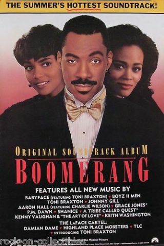 Boomerang Soundtrack 1992 Promo Poster Toni Braxton Grace Jones Pm Dawn