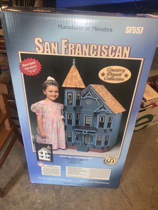 Vintage Dura - Craft San Franciscan Victorian Dollhouse Kit Sf 557