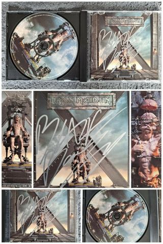 Iron Maiden Cd X - Factor Signed Blaze Bayley Autographed Booklet