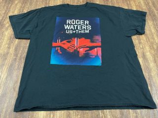 Roger Waters Us,  Them 2017 Tour Men’s Black T - Shirt – 2xl – Pink Floyd