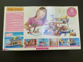 Sylvanian Families Calico Critters Seaside Cruiser House Boat and Grandparents 3